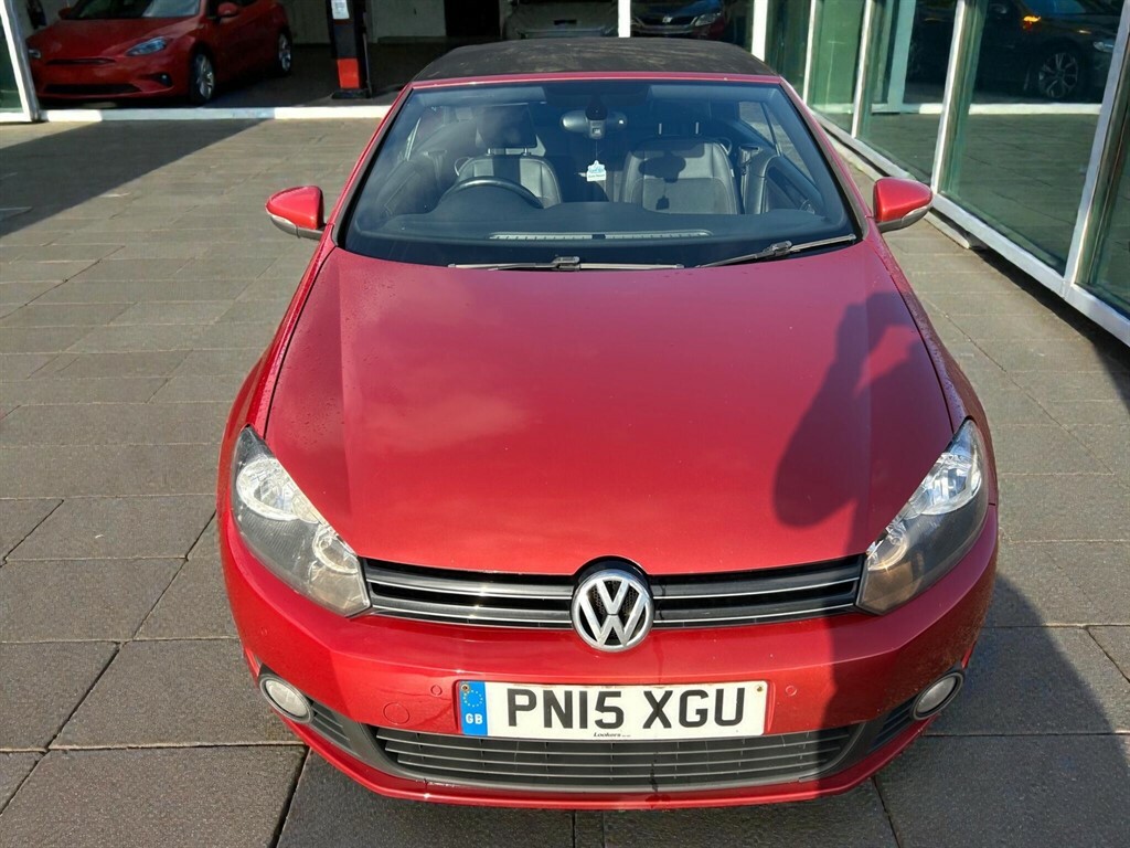 Volkswagen Golf 2.0 Tdi Bluemotion Tech Gt Cabriolet Dsg Euro 5 S PN15XGU Red #3
