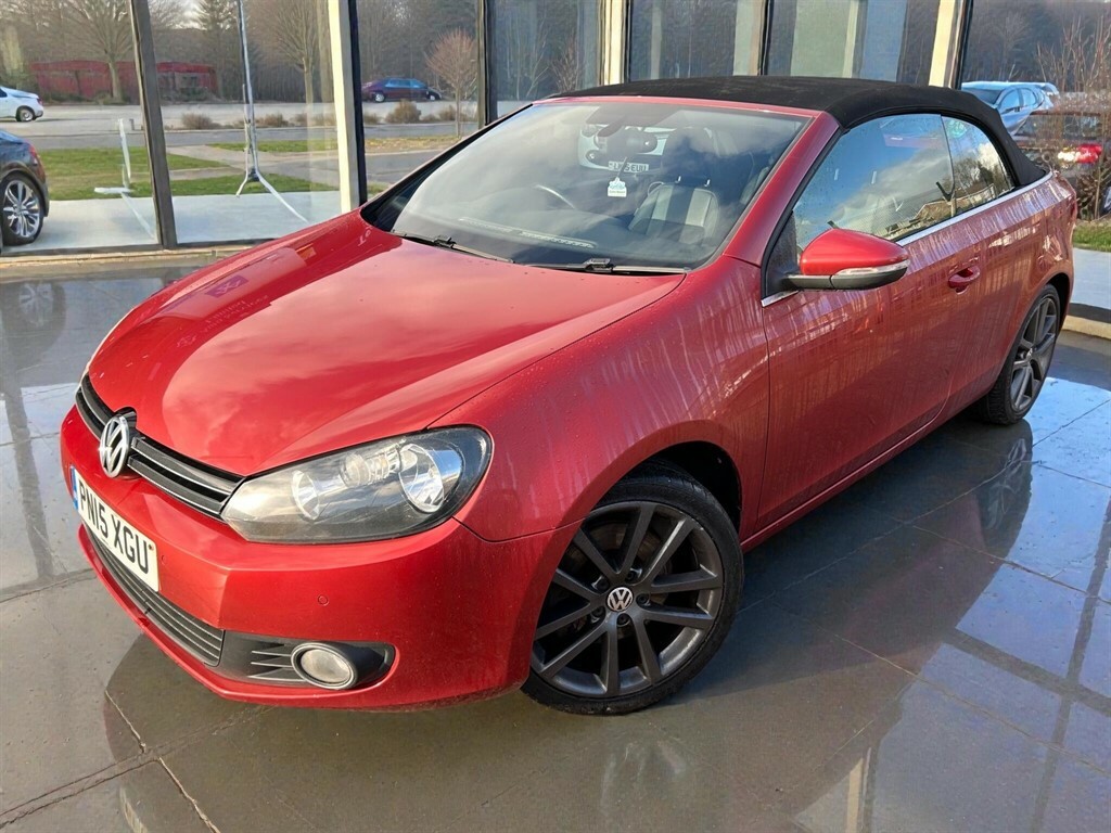 Volkswagen Golf 2.0 Tdi Bluemotion Tech Gt Cabriolet Dsg Euro 5 S PN15XGU Red #4