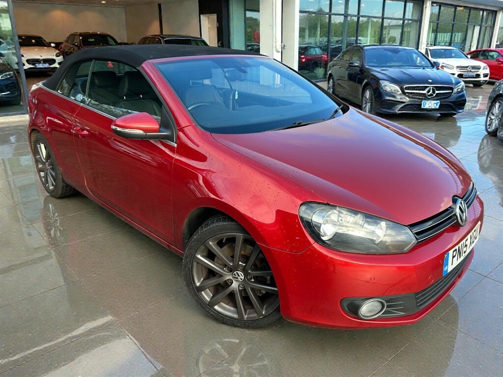 Volkswagen Golf 2.0 Tdi Bluemotion Tech Gt Cabriolet Dsg Euro 5 S PN15XGU Red #6