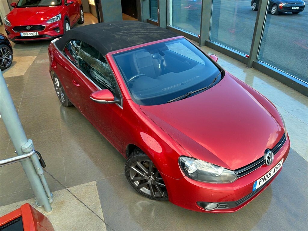 Volkswagen Golf 2.0 Tdi Bluemotion Tech Gt Cabriolet Dsg Euro 5 S PN15XGU Red #2