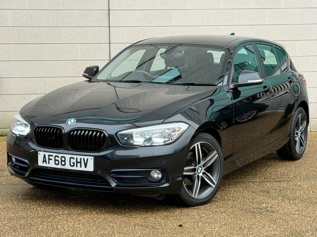 BMW 1 Series Hatchback 1.5 118I Sport Euro 6 Ss 201868 AF68GHV Black #5