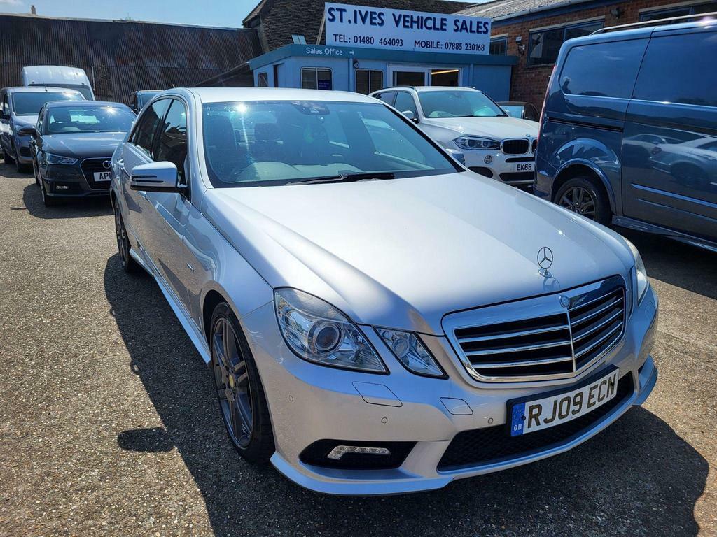 Mercedes-Benz E Class 3.0 E350 Cdi V6 Blueefficiency Sport G-tronic Euro RJ09ECN Silver #2