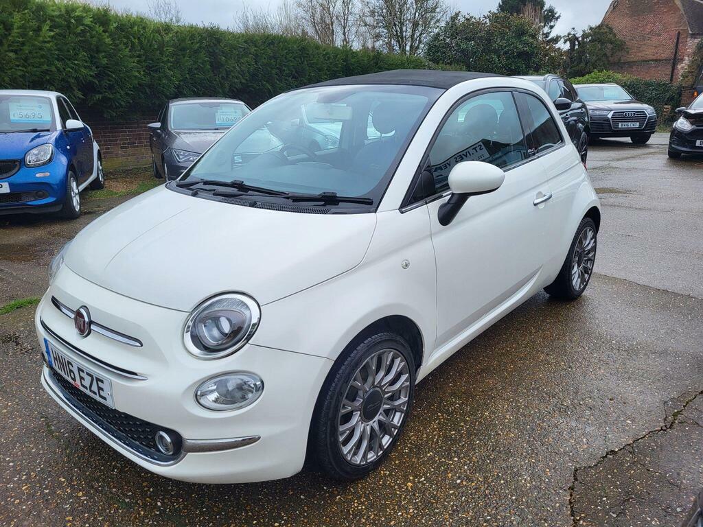 Fiat 500C 1.2 Eco Lounge Euro 6 S S HN16EZE White #2