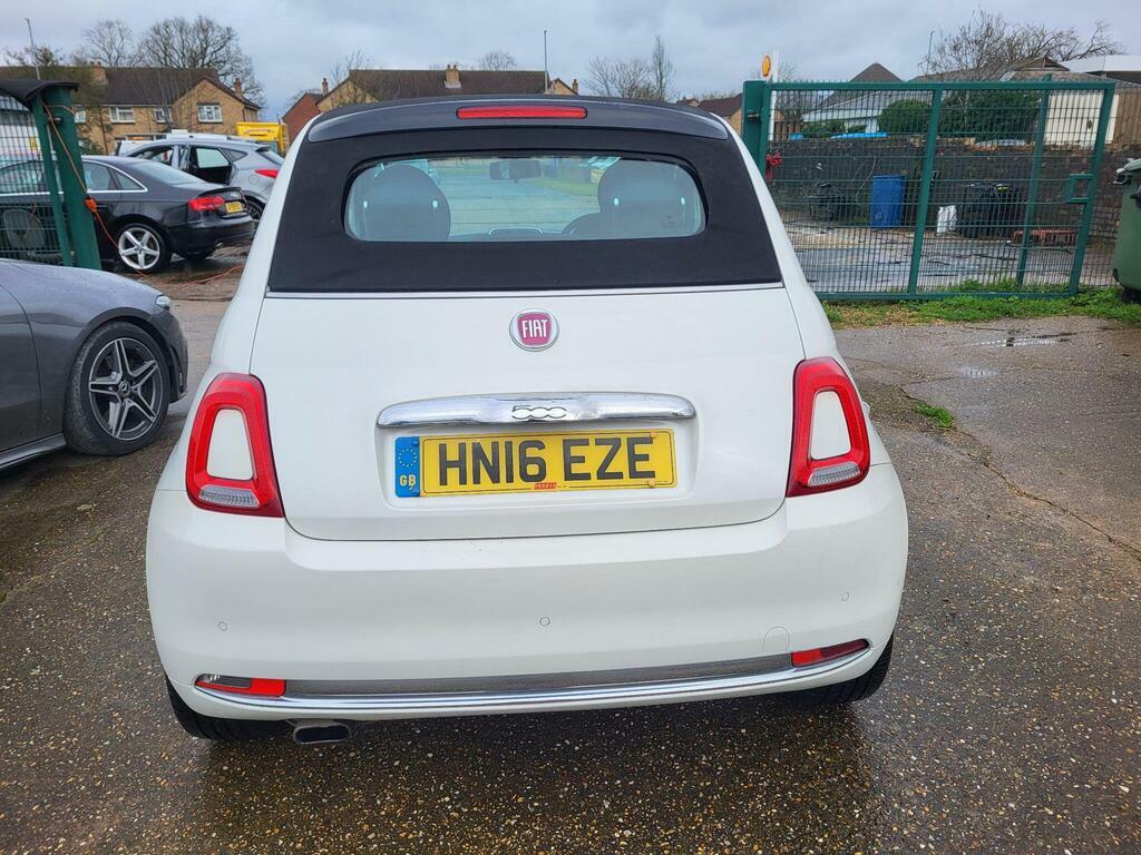 Fiat 500C 1.2 Eco Lounge Euro 6 S S HN16EZE White #5