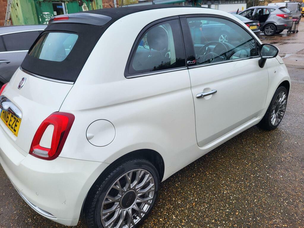 Fiat 500C 1.2 Eco Lounge Euro 6 S S HN16EZE White #6