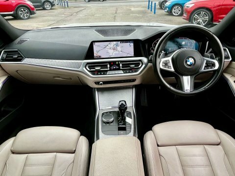BMW 3 Series Saloon LX69ZRR White #2
