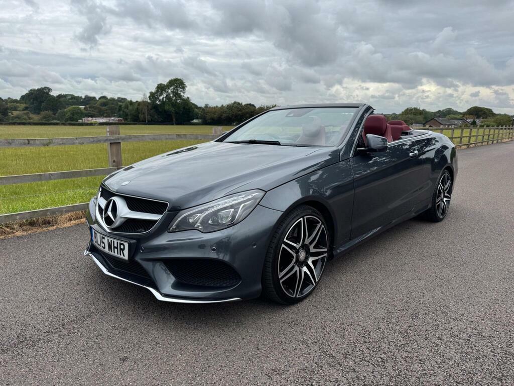 Mercedes-Benz E Class 3.5 E400 V6 Amg Line Cabriolet G-tronic Euro 6 S Grey #2