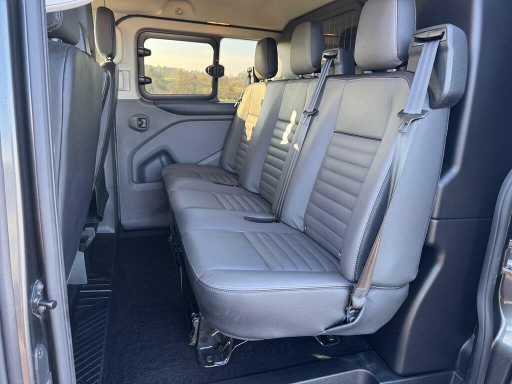 Ford Transit Custom 2.0 320 Ecoblue Limited Crew Van L2 H1 Euro 6 KM19TZD Grey #6