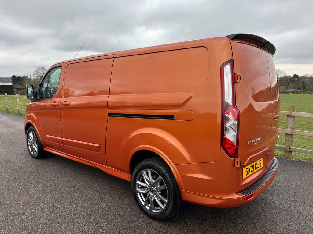 Ford Transit Custom 2.0 290 Ecoblue Sport L2 H1 Euro 6 Ss SK21KJB Orange #6