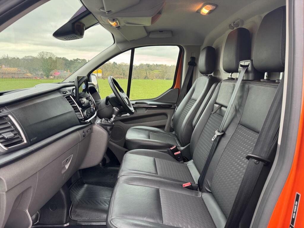 Ford Transit Custom 2.0 290 Ecoblue Sport L2 H1 Euro 6 Ss SK21KJB Orange #4