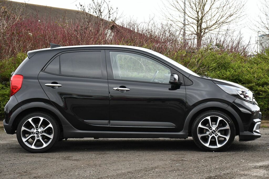 Kia Picanto 1.0 Dpi X-line S Hatchback Amt Euro 6 GJ72KXG Black #2