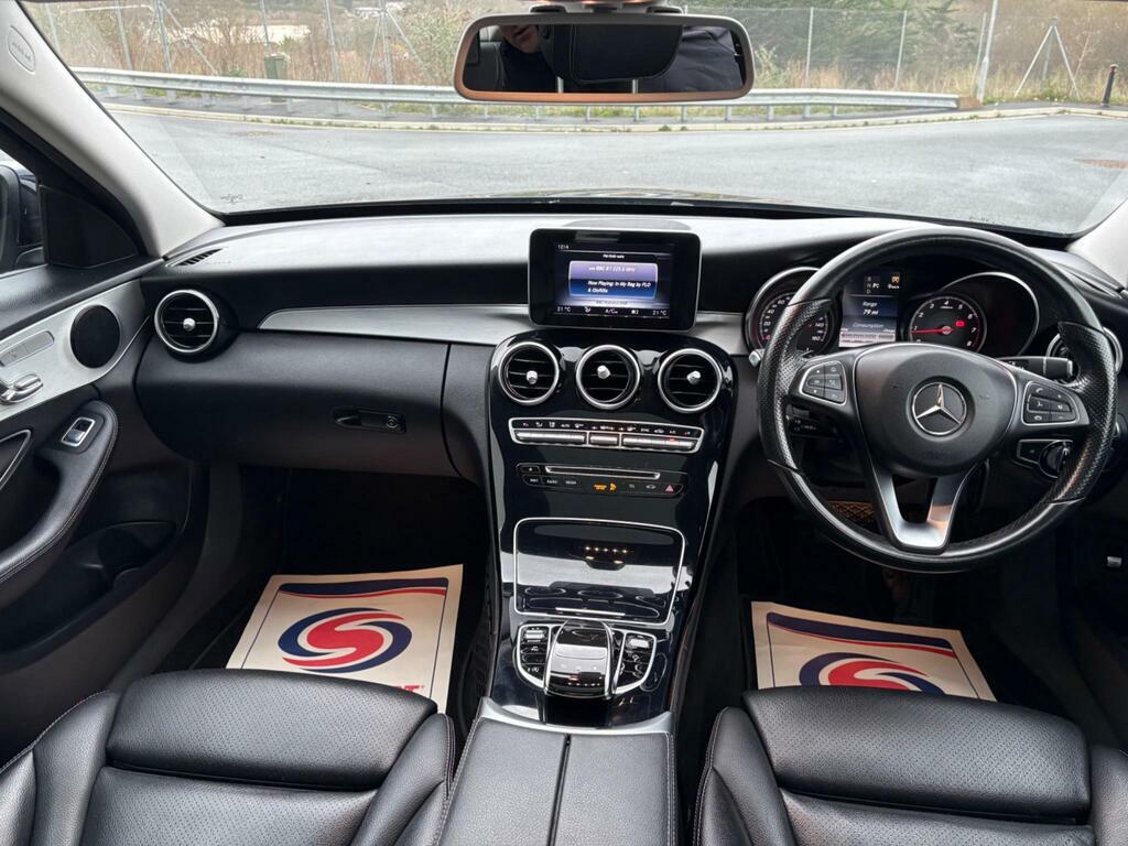 Mercedes-Benz C Class 2.0 C200 Sport Premium Saloon KY16DWK Blue #2