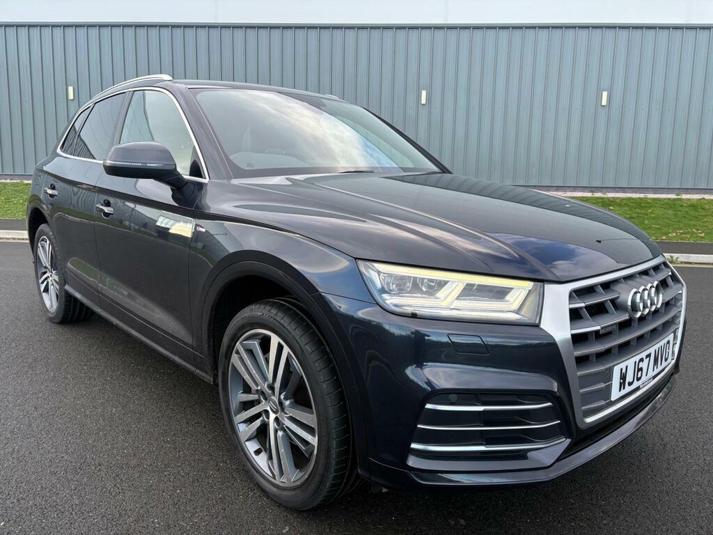 Audi Q5 2.0 Tdi S Line S Tronic Quattro Euro 6 S S WJ67MVO Blue #6