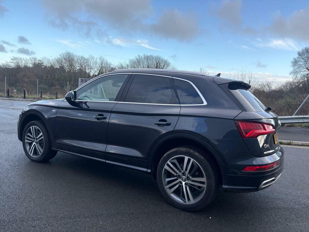 Audi Q5 2.0 Tdi S Line S Tronic Quattro Euro 6 S S WJ67MVO Blue #4