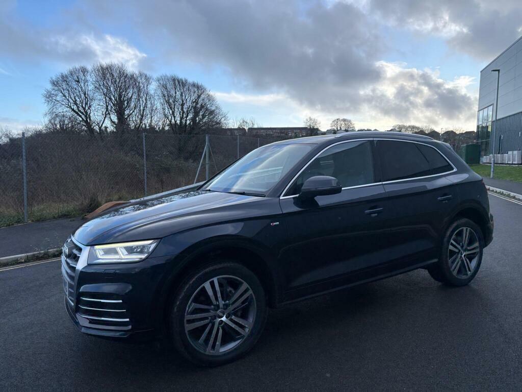 Audi Q5 2.0 Tdi S Line S Tronic Quattro Euro 6 S S WJ67MVO Blue #3