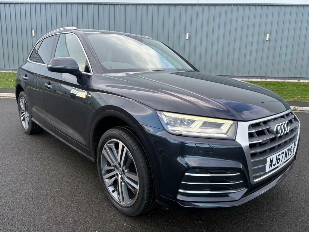 Audi Q5 2.0 Tdi S Line S Tronic Quattro Euro 6 S S WJ67MVO Blue #5