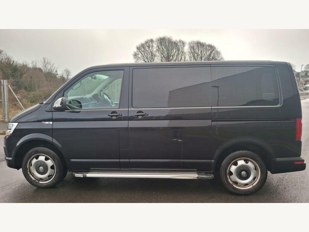 Volkswagen Transporter Shuttle 2.0 Tdi Se Dsg Fwd Swb Euro 6 S S YJ68BMZ Black #4