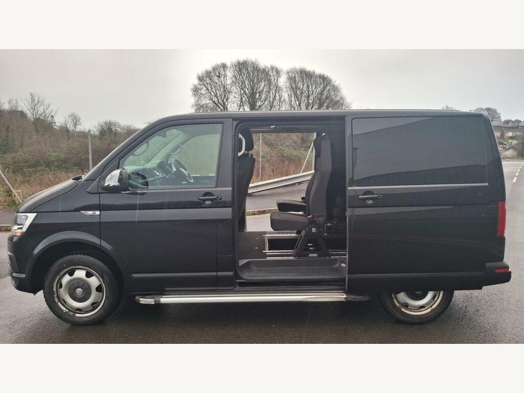 Volkswagen Transporter Shuttle 2.0 Tdi Se Dsg Fwd Swb Euro 6 S S YJ68BMZ Black #6