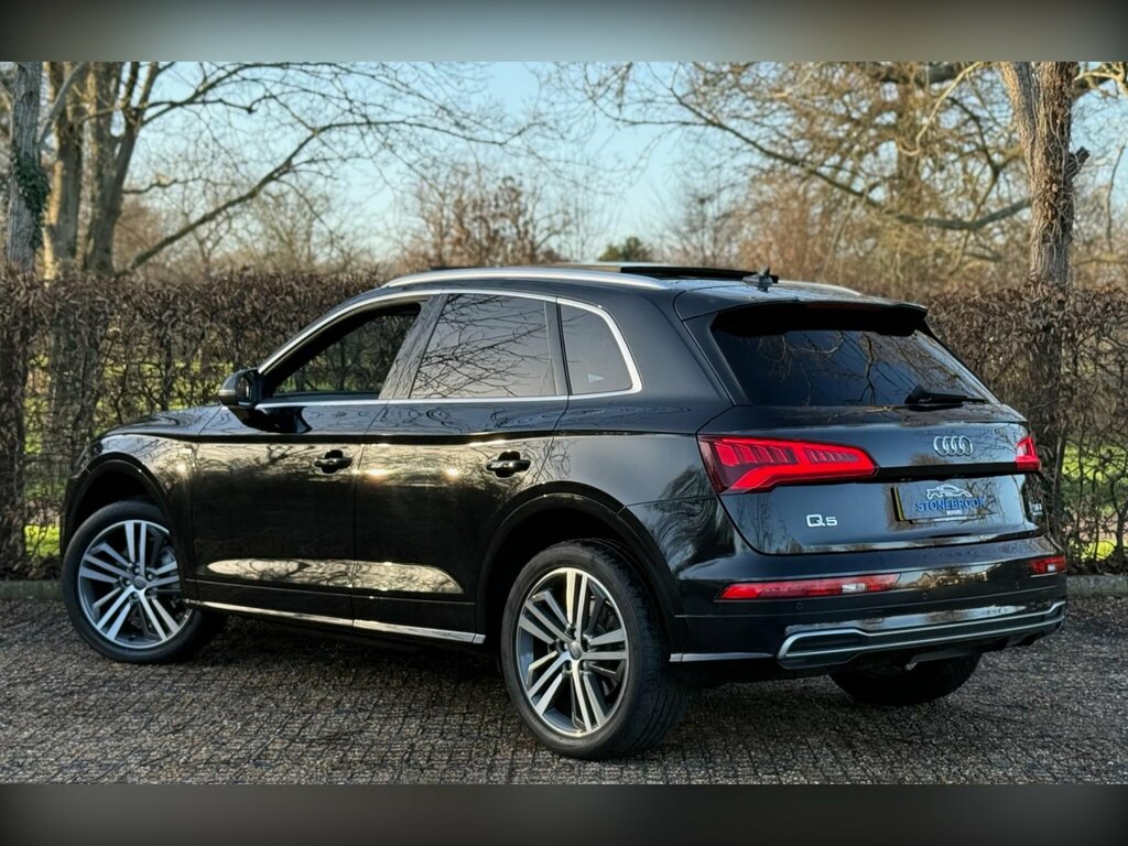 Audi Q5 2.0 Tdi S Line S Tronic Quattro Euro 6 Ss HG17RPU Black #4