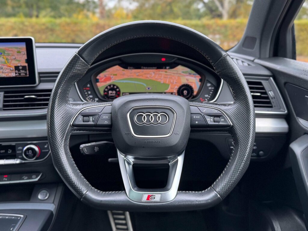Audi Q5 2.0 Tdi S Line S Tronic Quattro Euro 6 Ss HG17RPU Black #2