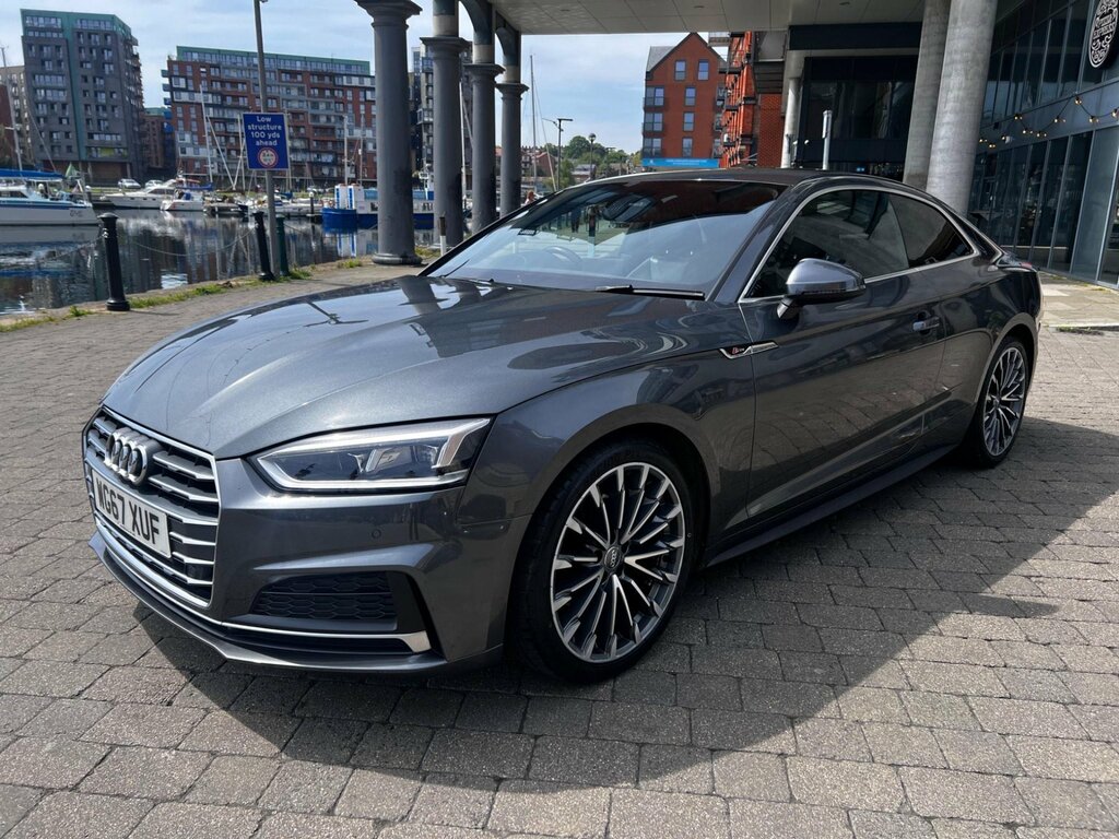 Audi A5 2.0 Tfsi S Line S Tronic Euro 6 Ss WG67XUF Grey #3