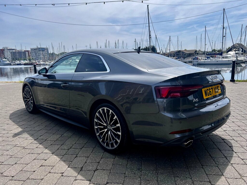 Audi A5 2.0 Tfsi S Line S Tronic Euro 6 Ss WG67XUF Grey #4