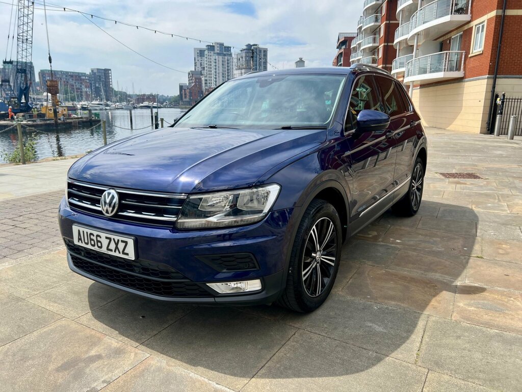 Volkswagen Tiguan 2.0 Tdi Bluemotion Tech Sel Suv Dsg 4Mo AU66ZXZ Blue #3