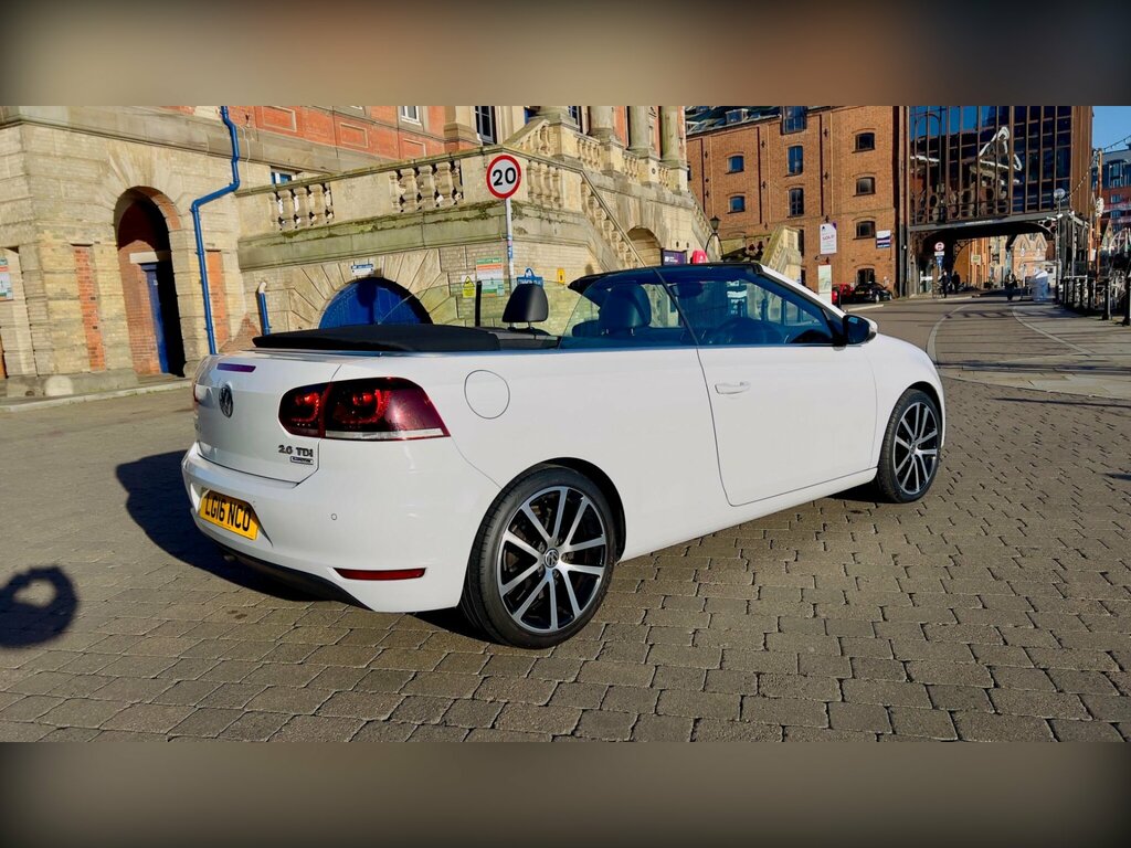 Volkswagen Golf 2.0 Tdi Bluemotion Tech Gt Cabriolet Ds White