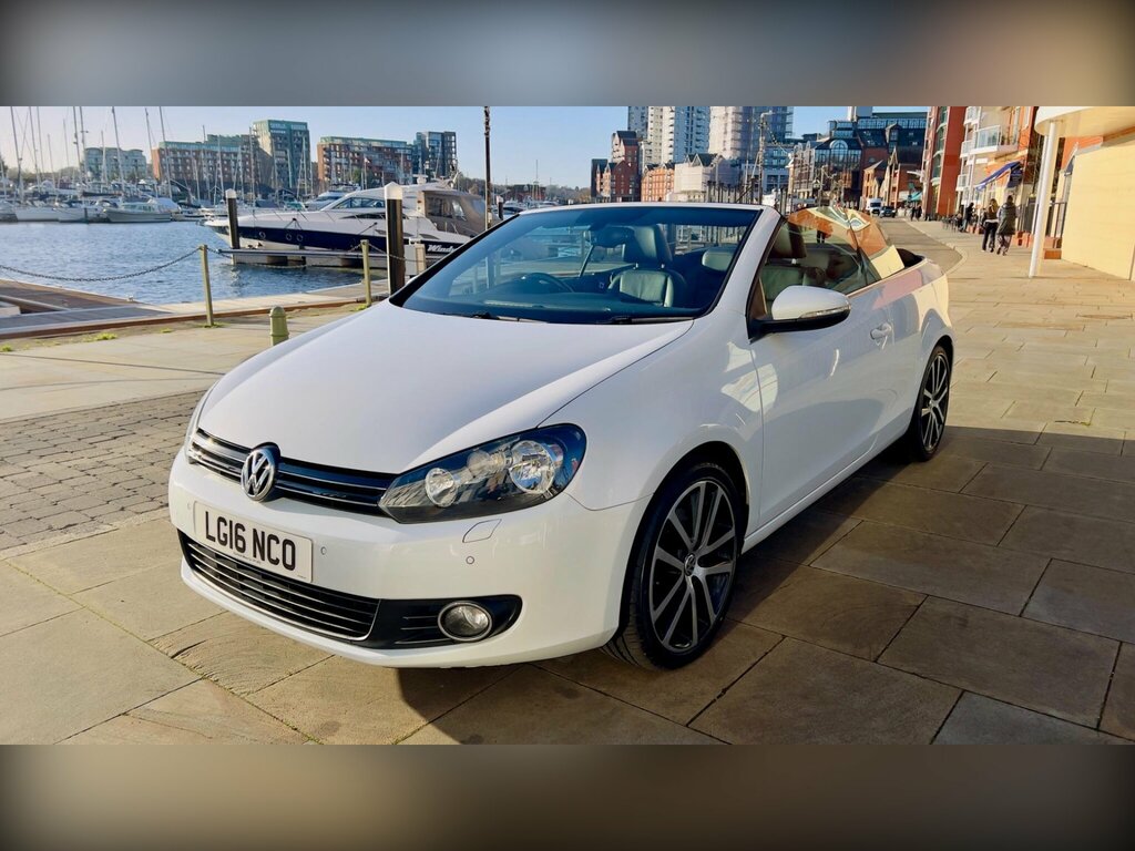 Volkswagen Golf 2.0 Tdi Bluemotion Tech Gt Cabriolet Ds White
