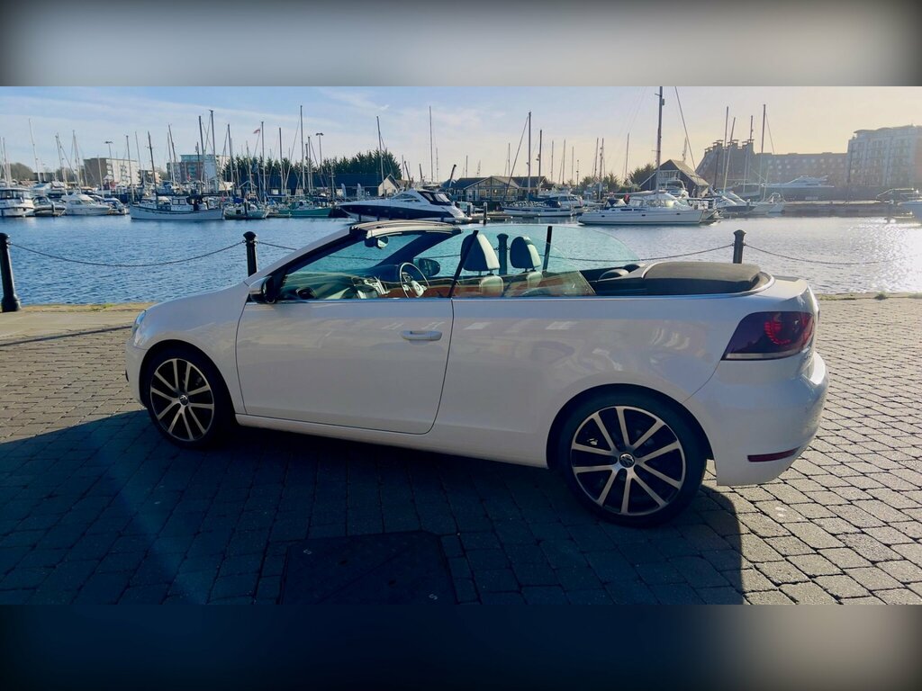 Volkswagen Golf 2.0 Tdi Bluemotion Tech Gt Cabriolet Ds White #3