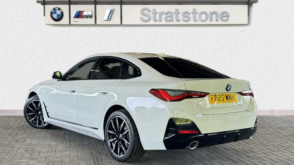 BMW 4 Series 420I M Sport Step 2025 FD25WNM White #2