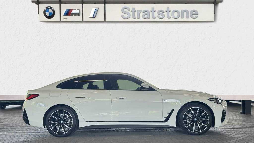 BMW 4 Series 420I M Sport Step 2025 FD25WNM White #3