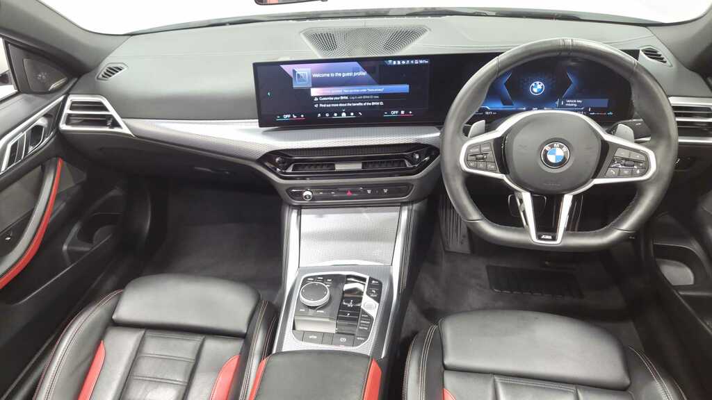 BMW 4 Series 420I M Sport Step 2024 YE74RUR White #4