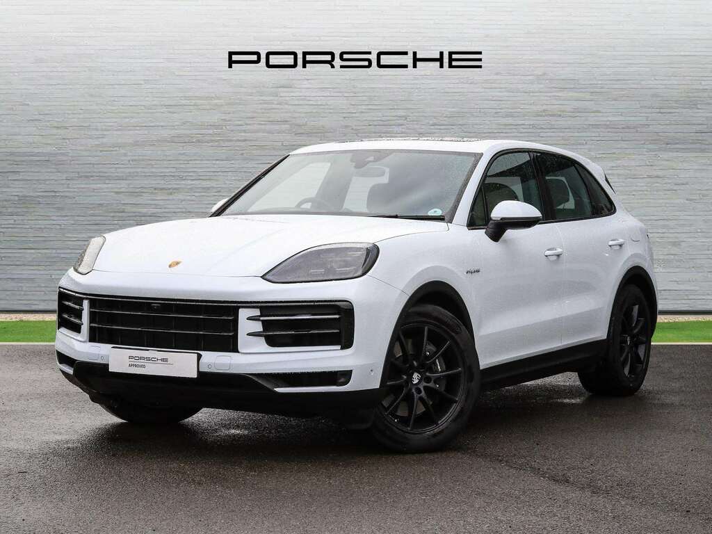 Porsche Cayenne V6 E-hybrid 2025 BK25OZX White #3