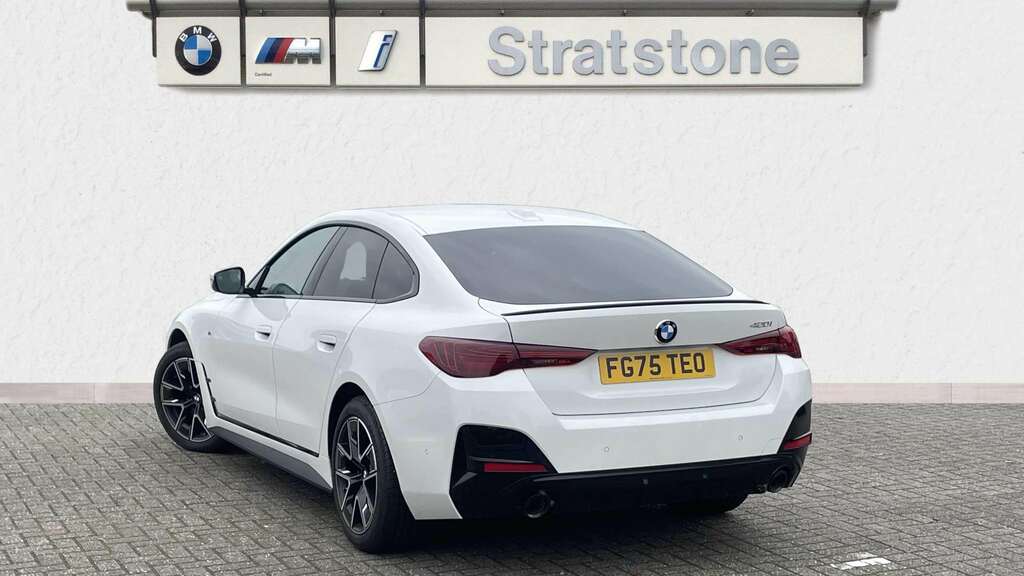 BMW 4 Series 420I M Sport Step 2025 FG75TEO White #2