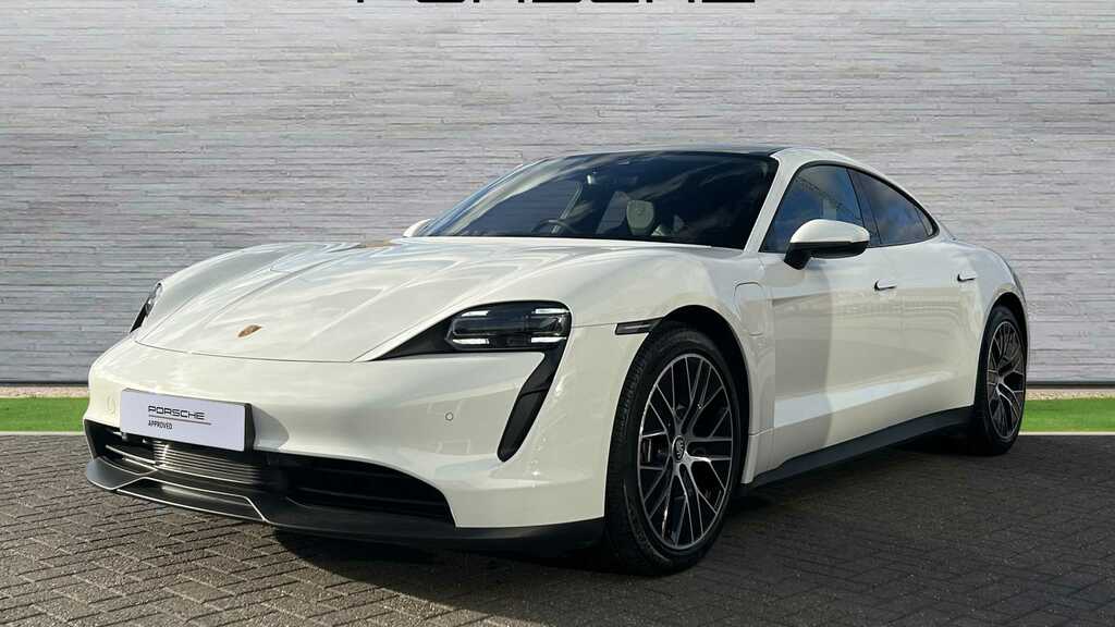 Porsche Taycan 2024 2023 White #2