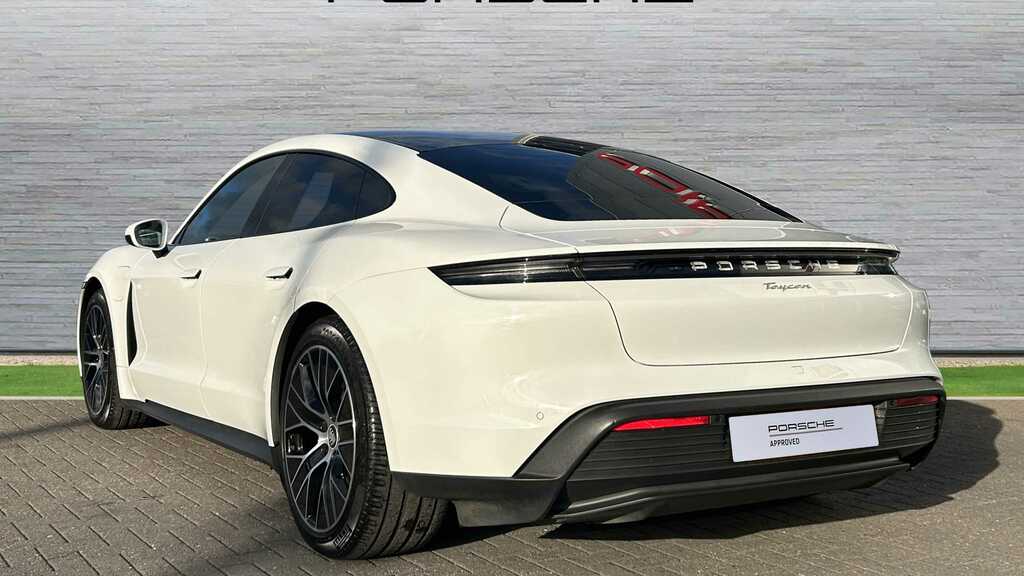 Porsche Taycan 2024 2023 White #4