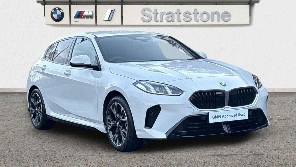 BMW 1 Series 120 M Sport Step 2025 White