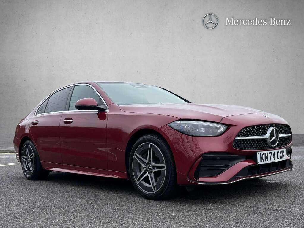 Mercedes-Benz C Class C300e Amg Line Premium 9G-tronic 2024 Red