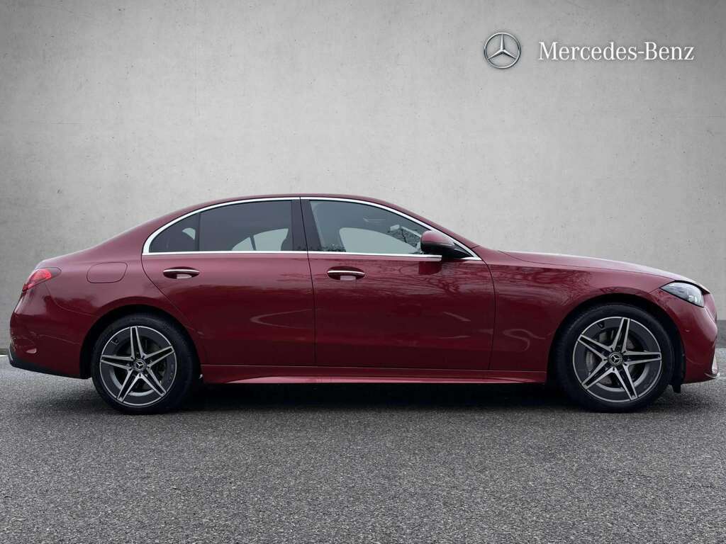 Mercedes-Benz C Class C300e Amg Line Premium 9G-tronic 2024 KM74OXK Red #3
