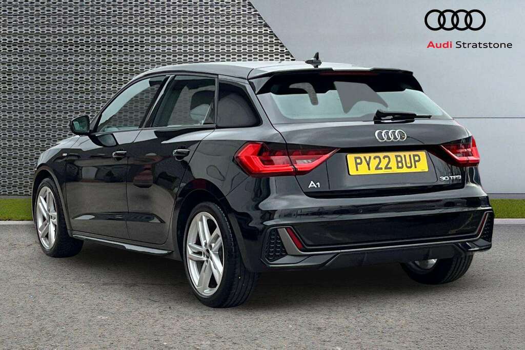 Audi A1 30 Tfsi 110 S Line S Tronic 2022 PY22BUP Black #3