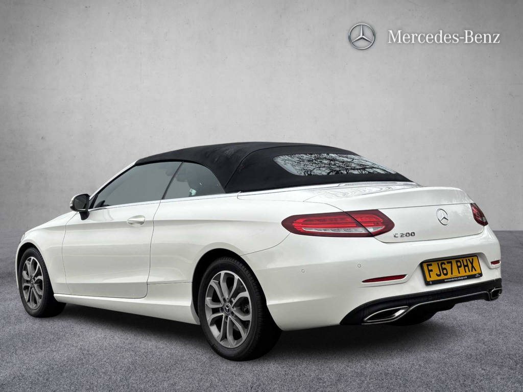 Mercedes-Benz C Class C200 Sport 2017 FJ67PHX White #2