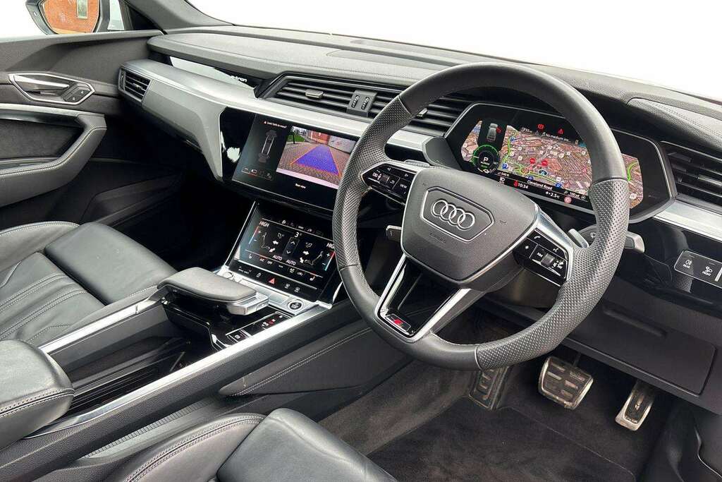 Audi Q8 e tron 300Kw 55 Quattro 114Kwh S Line 2023 NL73VWP White #6
