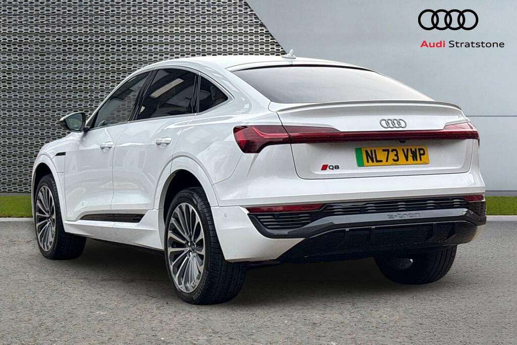 Audi Q8 e tron 300Kw 55 Quattro 114Kwh S Line 2023 NL73VWP White #3
