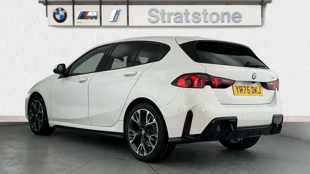 BMW 1 Series 120 M Sport Step 2025 YR75DKJ White #2