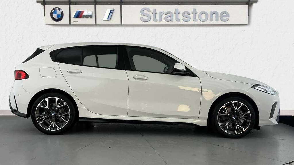 BMW 1 Series 120 M Sport Step 2025 YR75DKJ White #3