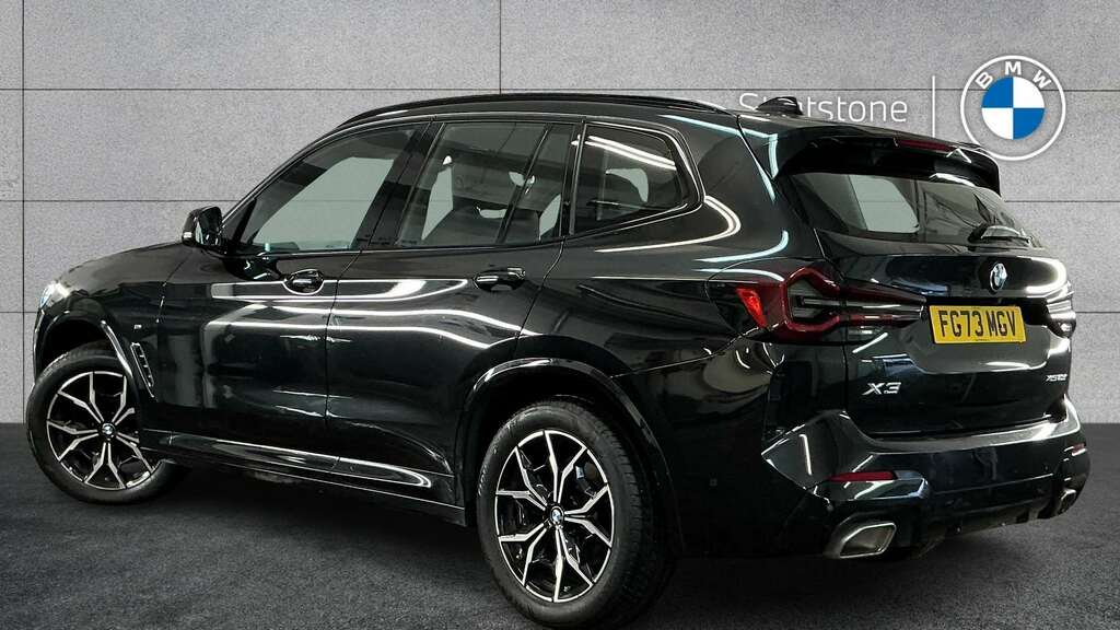 BMW X3 Xdrive20d Mht M Sport Step 2023 FG73MGV Black #2