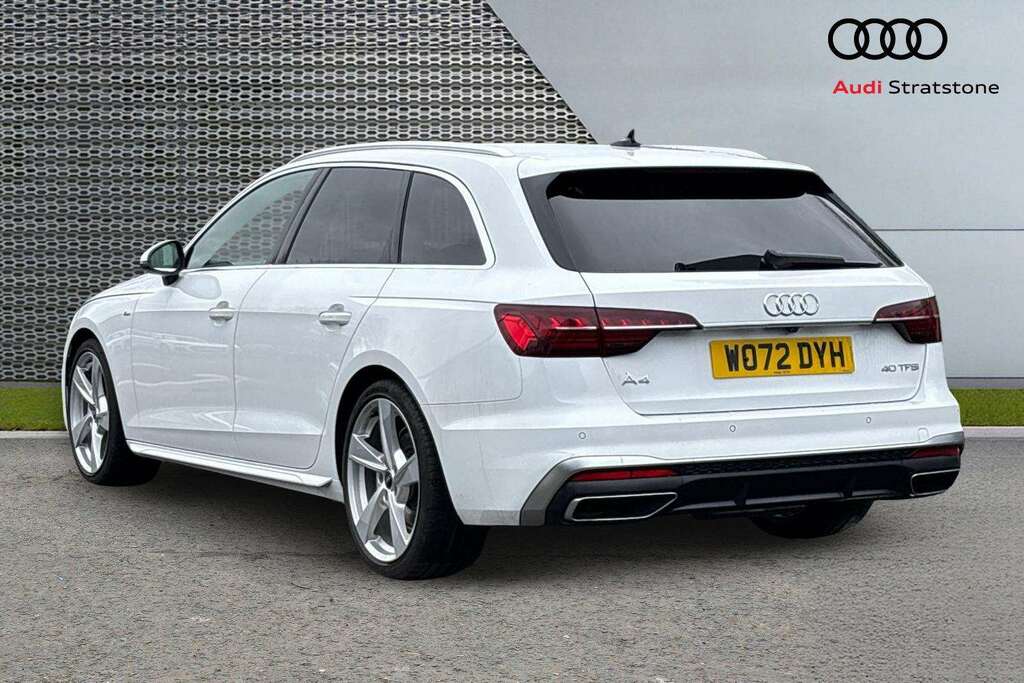 Audi A4 40 Tfsi 204 S Line S Tronic 2023 WO72DYH White #3