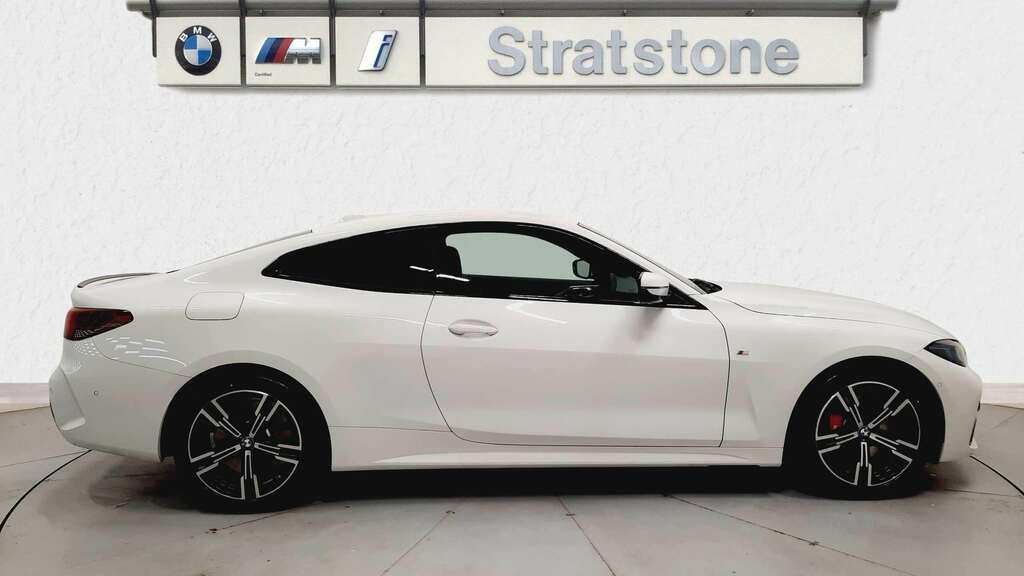 BMW 4 Series 420I M Sport Step 2025 YP75SXS White #3