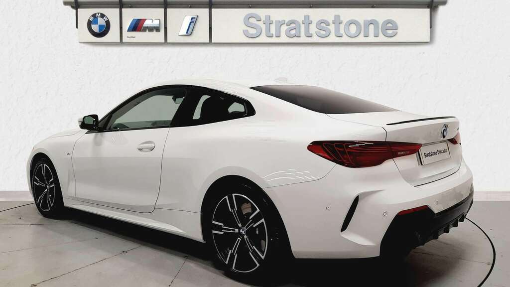 BMW 4 Series 420I M Sport Step 2025 YP75SXS White #2